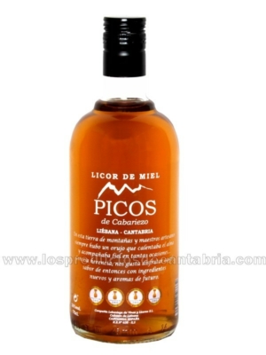 ORUJO MIEL PICOS DE CABARIEZO 70 cl