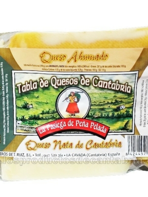TABLA DE QUESOS DE CANTABRIA LA PASIEGA DE PEÑA PELADA.
