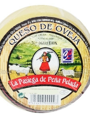 QUESO DE OVEJA MADURADO LA PASIEGA DE PEÑA PELADA.