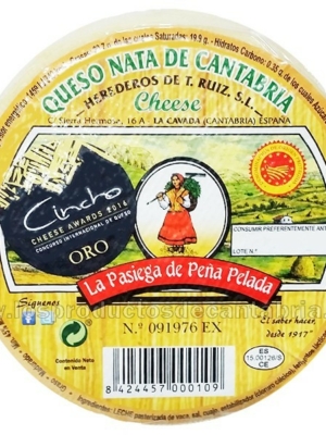 QUESO DE NATA D.O.P. LA PASIEGA DE PEÑA PELADA.