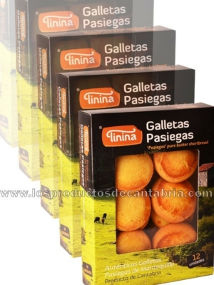pack ahorro CAJA 8 GALLETAS PASIEGAS TININA