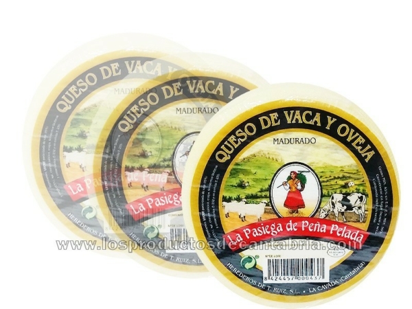 pack ahorro 3 und QUESO MEZCLA VACA Y OVEJA MADURADO LA PASIEGA DE PEÑA PELADA
