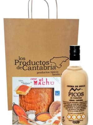 lote 3 Sobao El Macho Super y Orujo Picos de Cabariezo Crema
