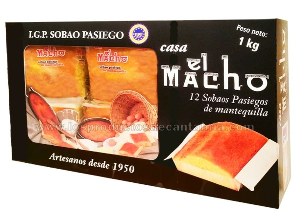 sobao el macho 12 unidades