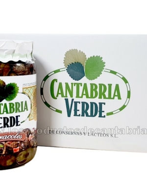 CARACOLES CANTABRIA VERDE 2000g CAJA 3 TARROS