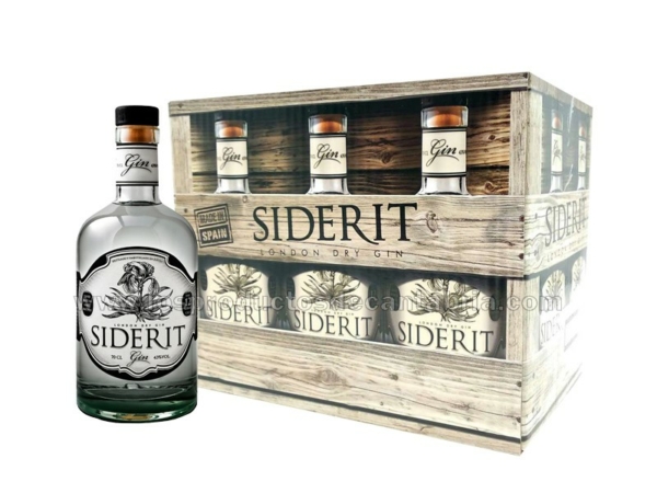 CAJA 6 botellas GINEBRA SIDERIT 70cl