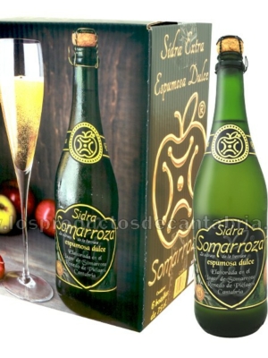 SIDRA SOMARROZA ESPUMOSA CAJA 6 BOTELLAS