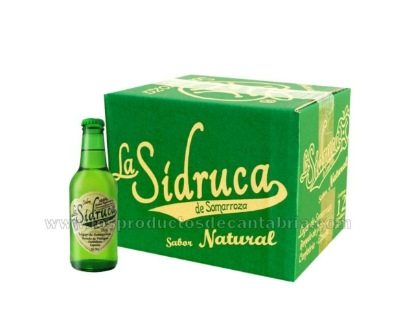 SIDRUCA SOMARROZA NATURAL CAJA 12 BOTELLINES