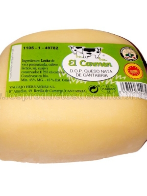 QUESO NATA EL CARMEN 600g
