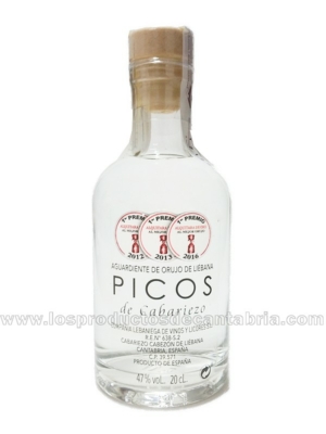 frasca 20 cl AGUARDIENTE DE ORUJO PICOS DE CABARIEZO