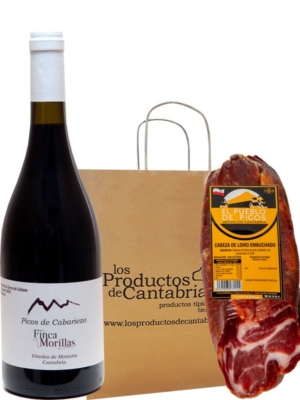 LOTE 6 Vino Finca Morillas y Cabecero de lomo Pueblo de Picos