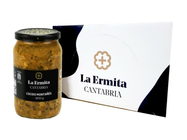 caja 6 COCIDO MONTAÑÉS LA ERMITA 1850 gr.