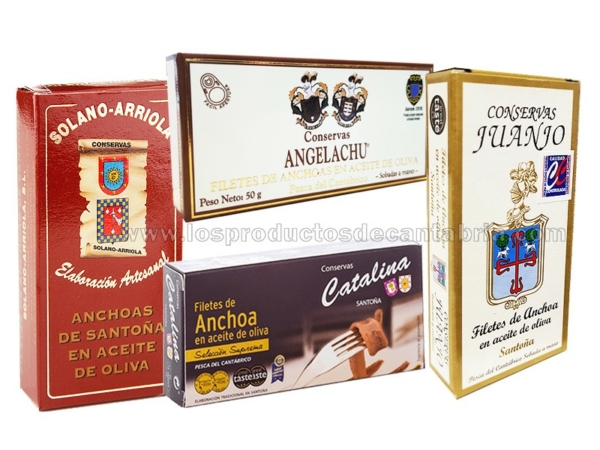 pack degustacion Anchoas de Santoña pack degustacion Anchoas de Santoña