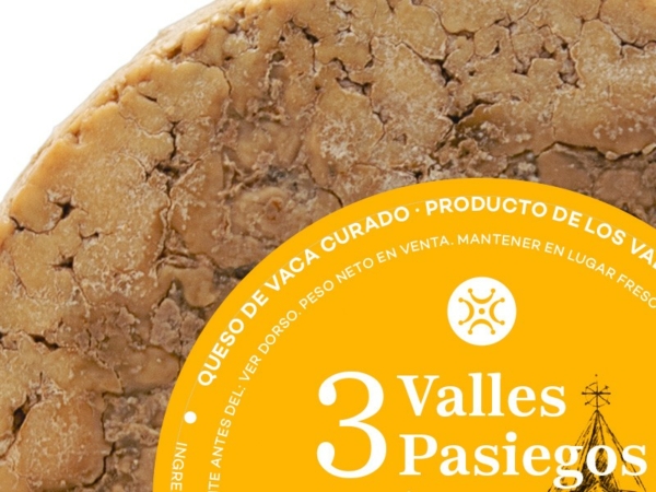 QUESO ORO DE PRASES CUÑA NATURAL 3 VALLES PASIEGOS.