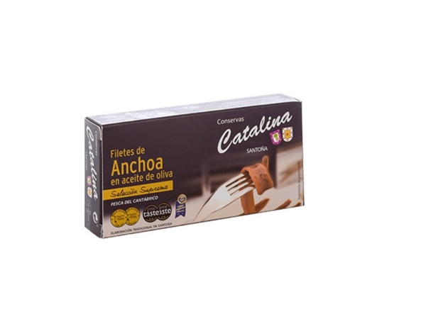 pack ahorro 3 und ANCHOAS DE SANTOÑA CATALINA LATA 50g (octavillo).