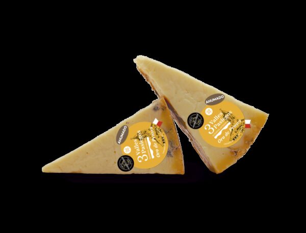 QUESO ORO DE PRASES CUÑA AHUMADO 3 VALLES PASIEGOS.