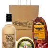 LOTE 10 Orujo Crema Picos de Cabariezo, Queso mezcla Peña Pelada, Cabecero de lomo Pueblo de Picos LOTE 10 Orujo Crema Picos de Cabariezo, Queso mezcla Peña Pelada, Cabecero de lomo Pueblo de Picos